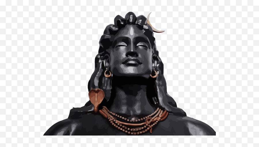 Head Statue For Happy Maha Shivaratri - Isha Yoga Png,Sculpture Png