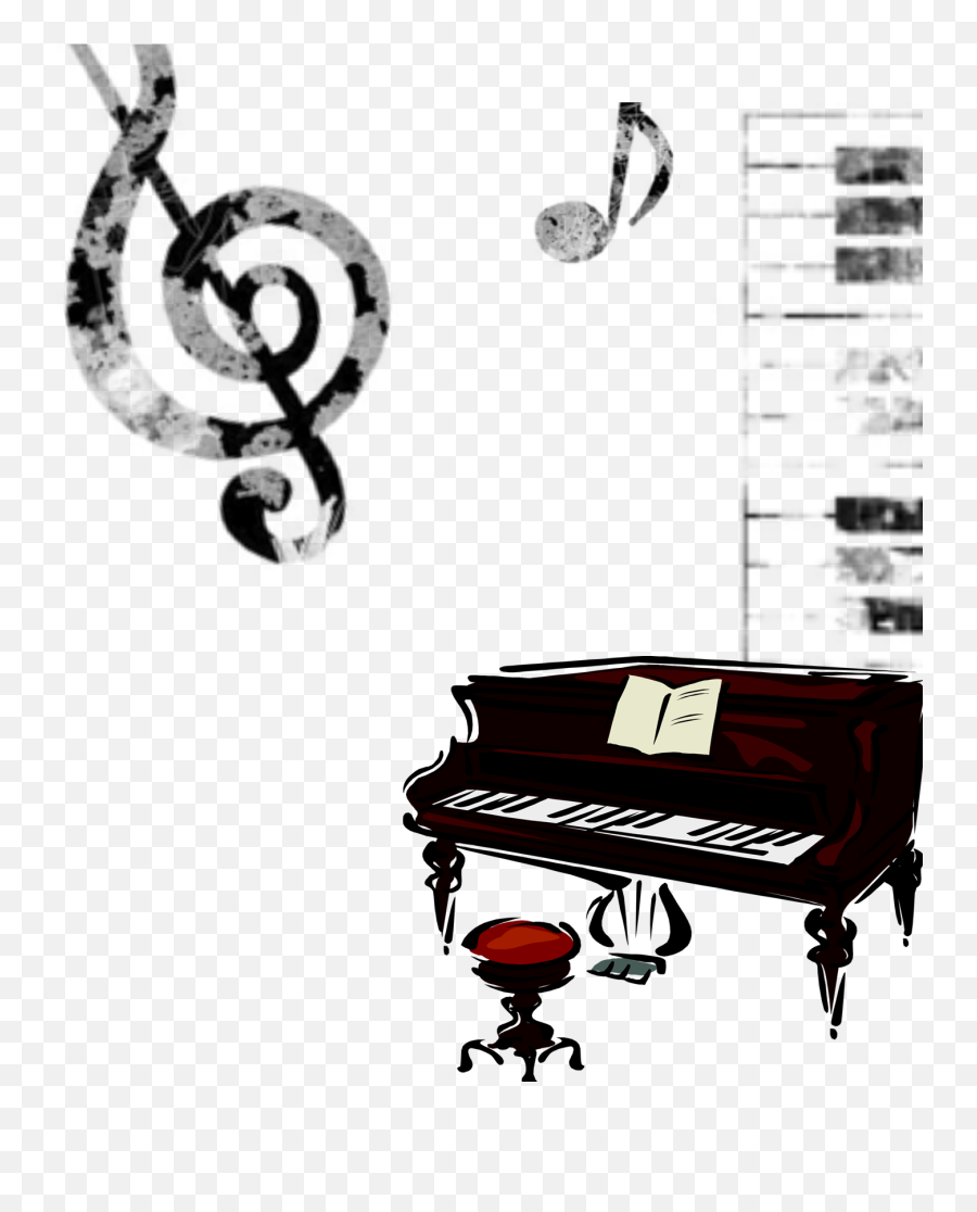 Piano Photography Drawing Musical Keyboard Illustration - Poster Piano Png,Piano Keyboard Png