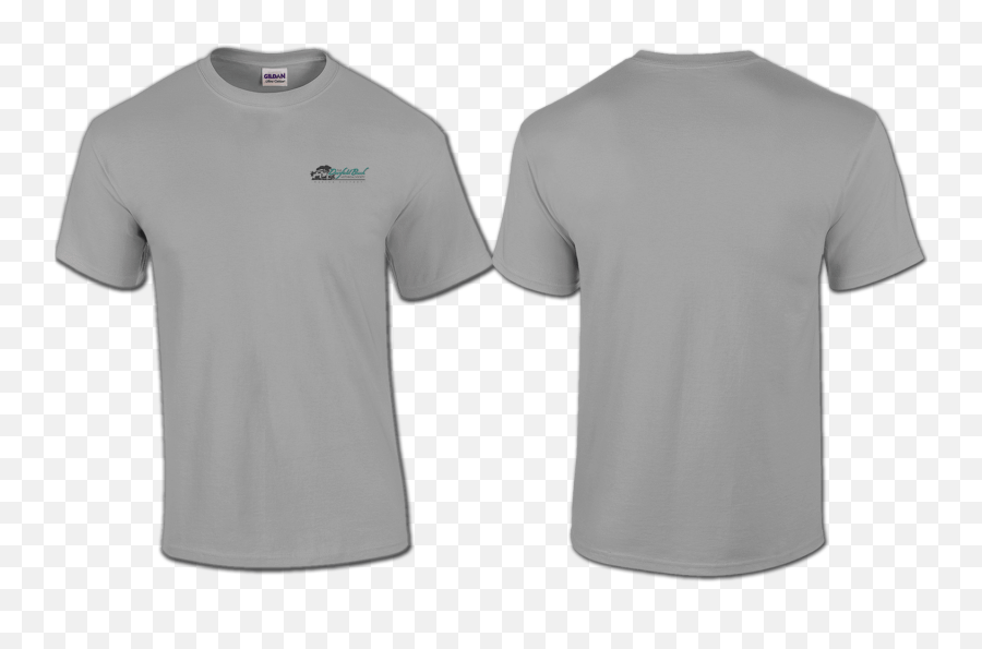 T Shirt Pocket Print Gray Front And Back Png Black - shirt Png