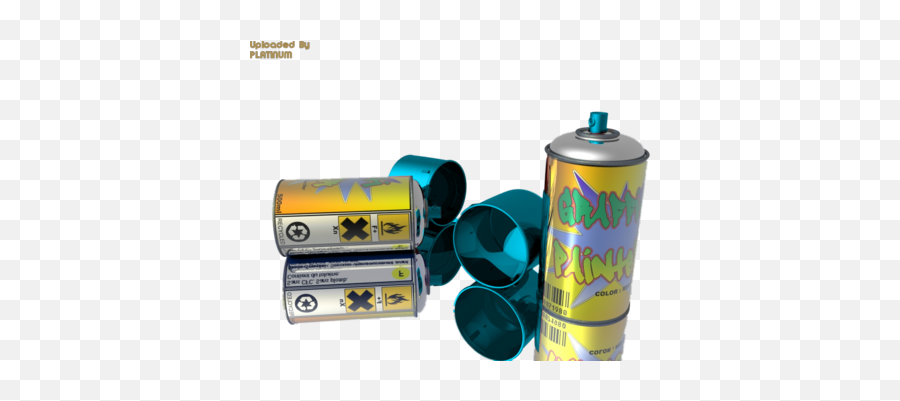 Spray Paint Cans - Graffiti Png,Paint Can Png