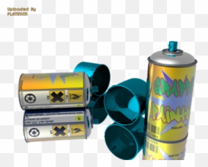Spray Paint Cans - Graffiti Png,Paint Can Png