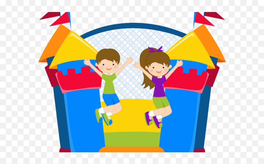 Transparent Background Bounce House - Kids Bouncy Castle Clipart Png,Welcome Transparent Background