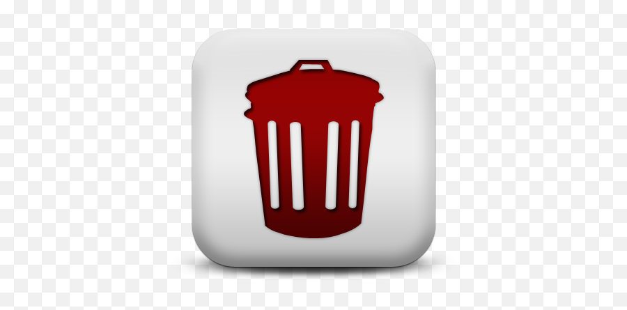 Red Trash Modern Icon Web Icons Png - Illustration,Delete Icon Png