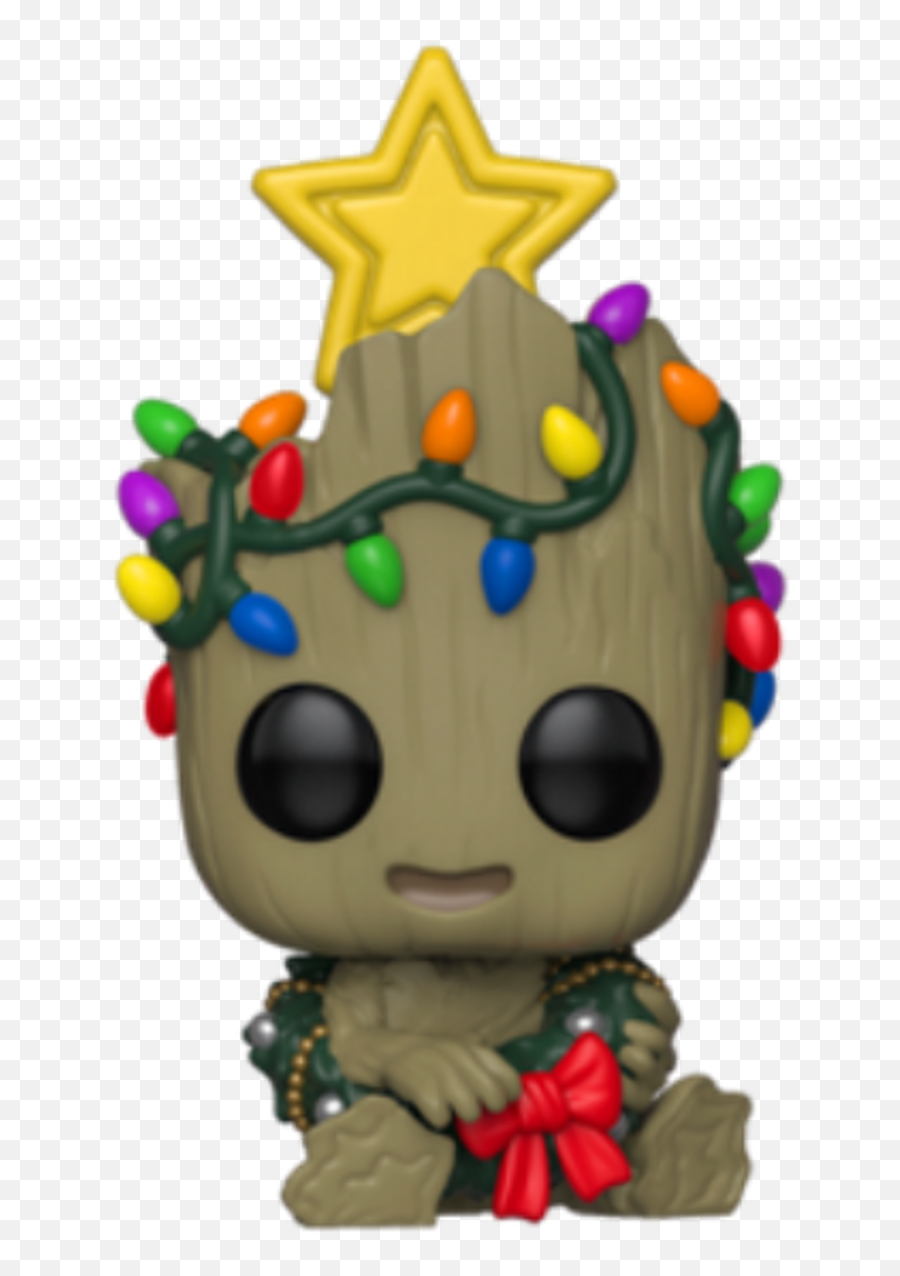 Funko Pop Marvel Holiday Groot - Funko Pop Holiday Groot Png,Groot Png