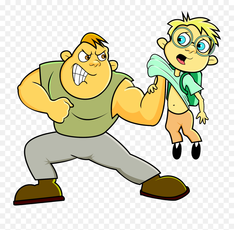 Kid Being Bullied Png Transparent - Example Of Physical Bullying,Cartoon Kid Png