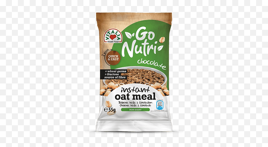 Go Nutri Oatmeal With Chocolate - Muesli Png,Oats Png