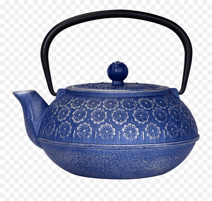Avalon 25 Qt Whistling Kettle - Cast Iron Teapot Blue Png,Tea Pot Png
