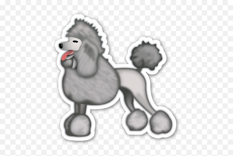 Poodle - Poodle Emoji Png,Poodle Png