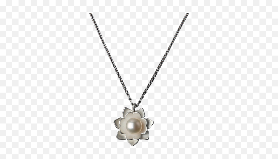 Shop Luo Linglong S925 Sterling Silver Pearl Necklace Female - Locket Png,Pearl Necklace Png