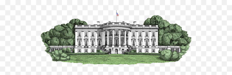 Overview - Drawing White House America Png,White House Transparent