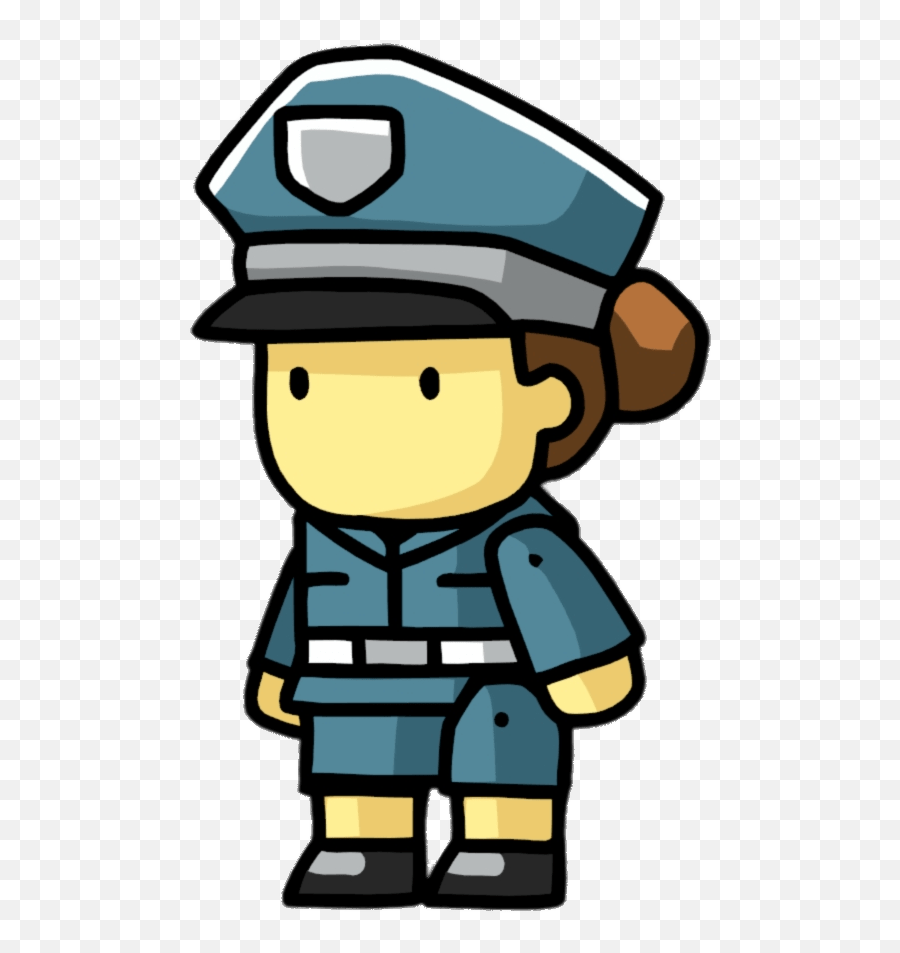 Scribblenauts Cop Png Clipart - Transparent Police Clipart Png,Cop Png