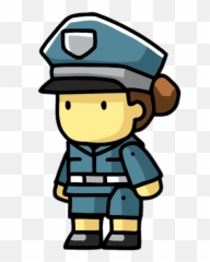 Scribblenauts Cop Png Clipart - Transparent Police Clipart Png,Cop Png