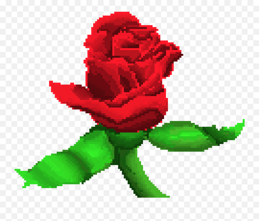 Pixel Rose Transparent Png Download - Pixel Rose Transparent,Pixel Flower Png