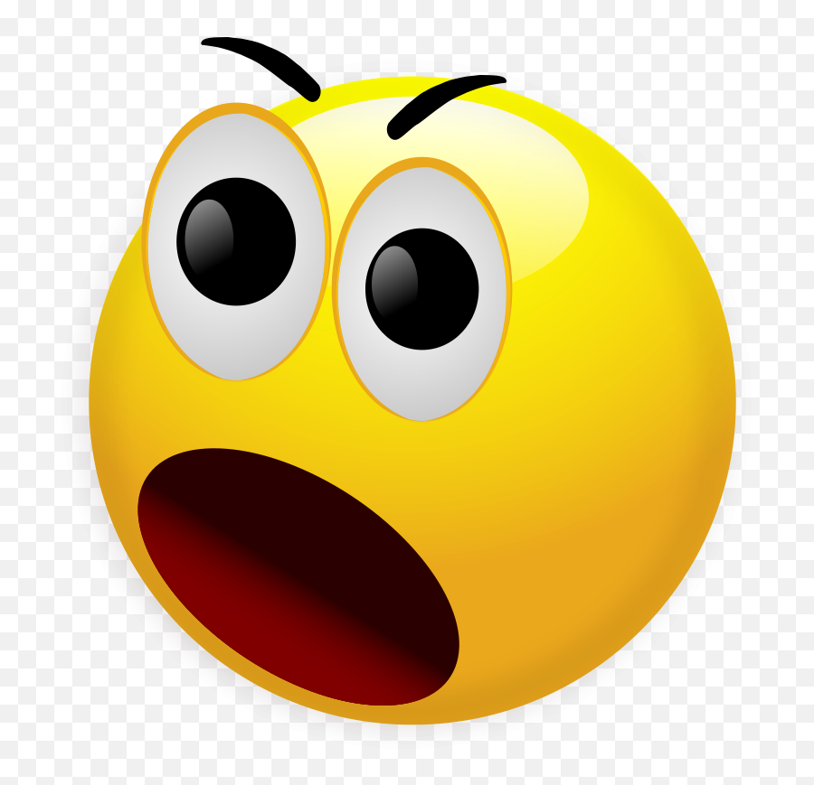 Shocked Smiley Face Clipart - Surprised 3d Emoji Png,Shocked Face Png