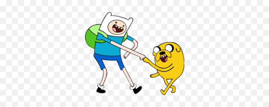 Adventure Time Finn And Jake Fist Bump - Finn And Jake Drawing Png,Fist Bump Png