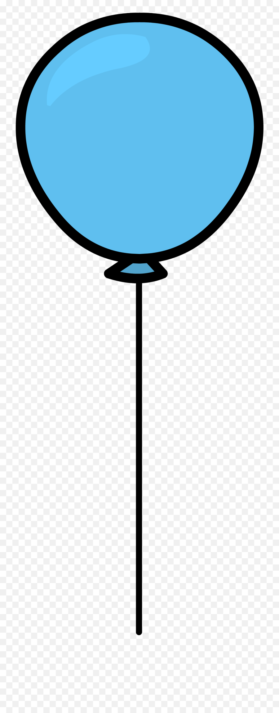 Blue Balloon Sprite 006 - Vertical Png,Blue Balloon Png