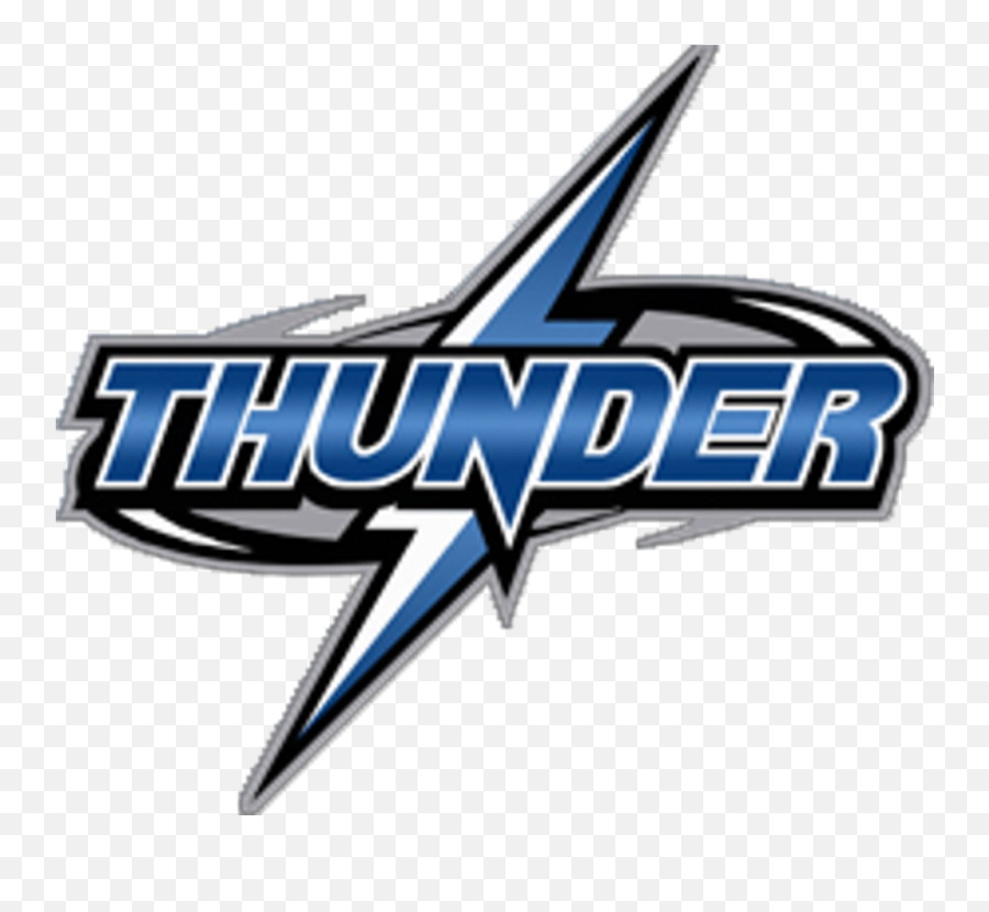 Download Thunder Logo Png - Thunder Hockey Logo,Thunder Logo Png