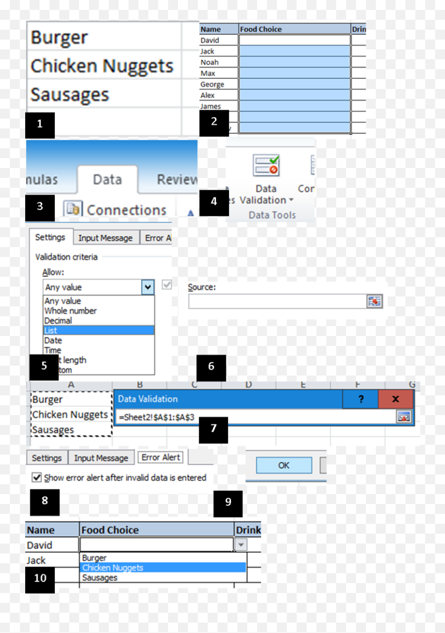 How To Create A Drop - Down Menu In Microsoft Excel Vertical Png,Excel Png