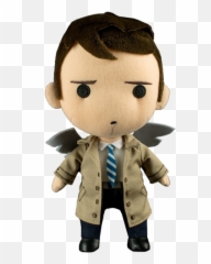 Supernatural - Castiel Qpals Plush Castiel Png,Castiel Png