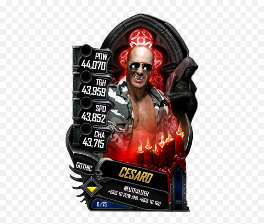 Download Cesaro S5 22 Gothic - Wwe Png,Cesaro Png