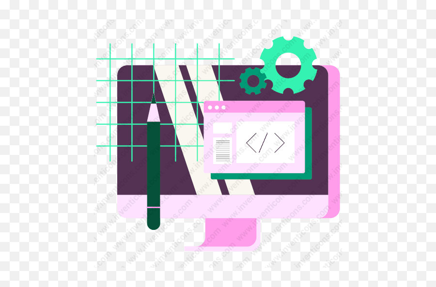 Download Web Development Vector Icon Inventicons - Icon For Ui Ux Developer Png,Web Development Icon