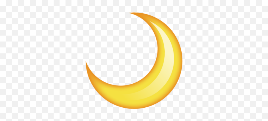 Moon Emoji Png Picture - Crescent,Moon Emoji Png