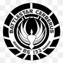Pin - Battlestar Galactica Logo Vector png