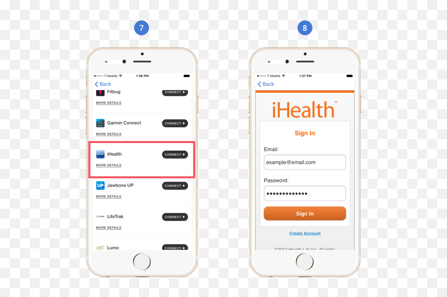 Connect Noom To The Ihealth App - Smart Device Png,Ios Health Icon