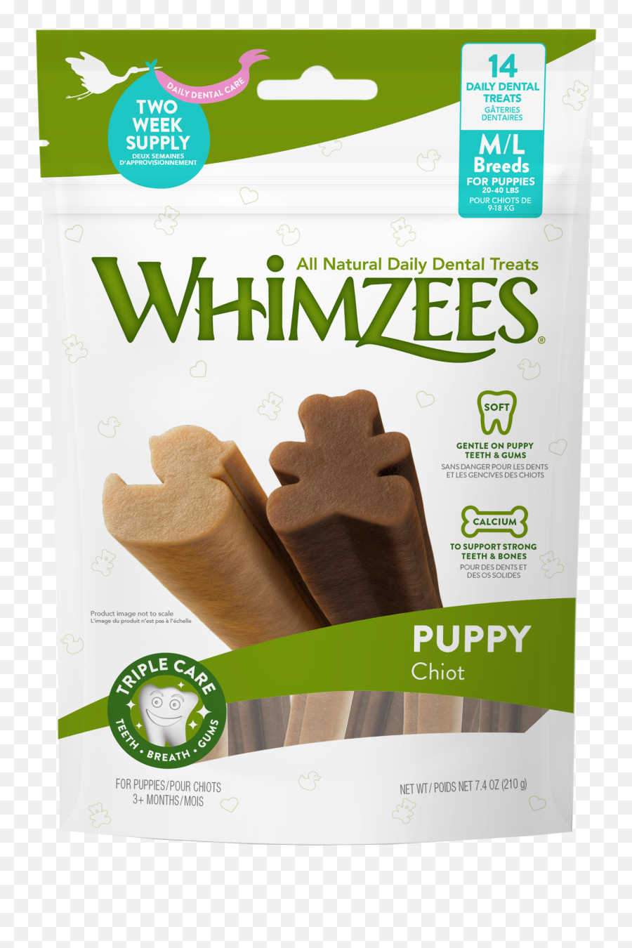 Puppy All Natural Daily Dental Treat For Dogs - Whimzees Whimzees Dog Treats Png,Puppy Love Icon