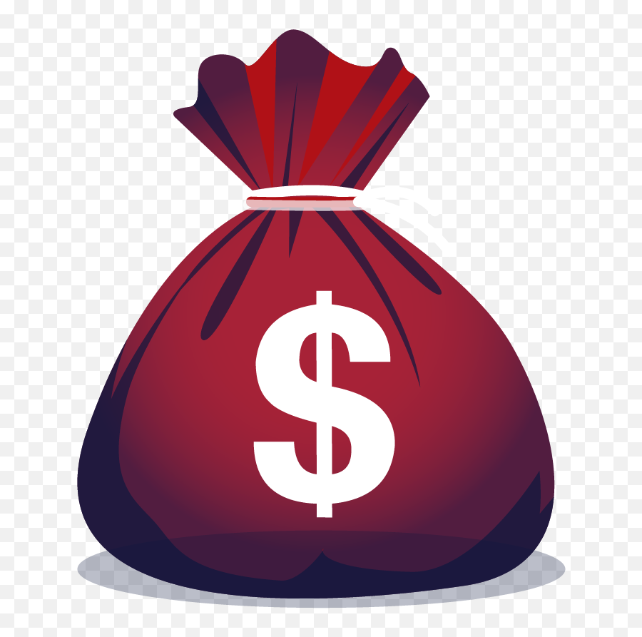 Financial Stress And Wellness - Being In Debt Png,Red Money Bag Icon