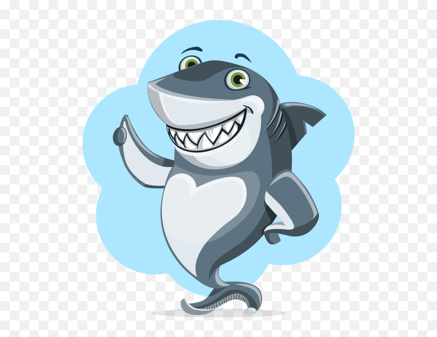 Vector Sharks Shark Transparent Png - Baby Shark Thumbs Up,Shark Clipart Transparent Background