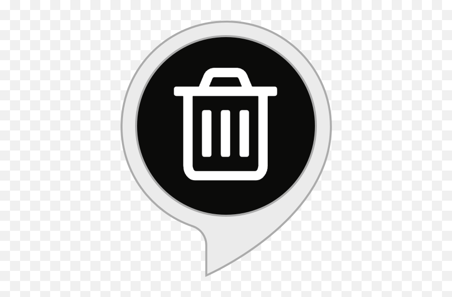 Amazoncom Trash Finder Alexa Skills - Recycle Bin Circular Png Icon,Trash Icon Png Transparent Background