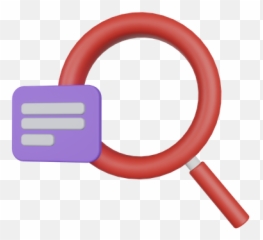 Search Icon - Download in Glyph Style Vertical png