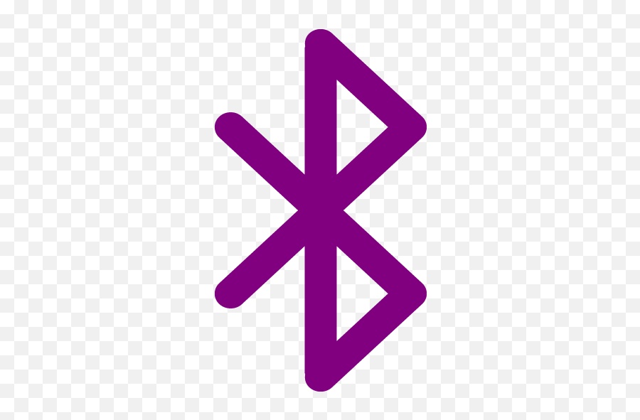 Purple Bluetooth 2 Icon - Free Purple Bluetooth Icons Bluetooth Icon Black Png,Blue Tooth Icon