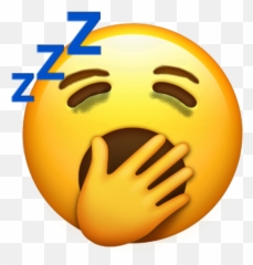 Emoji Sleep Sleeping 322424818242211 By Typicallytina - Iphone Yawn Emoji png