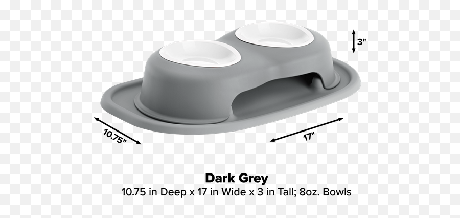 Double High Pet Feeding System - Weathertech Pet Bowls Png,Cat Icon Meaning