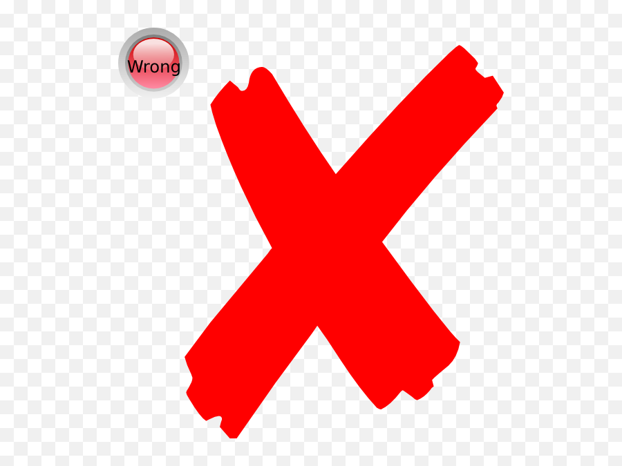 Clipart Check Mark And X Cross Out Clip Art Tick A - Wrong Clipart Png,Red Check Mark Png