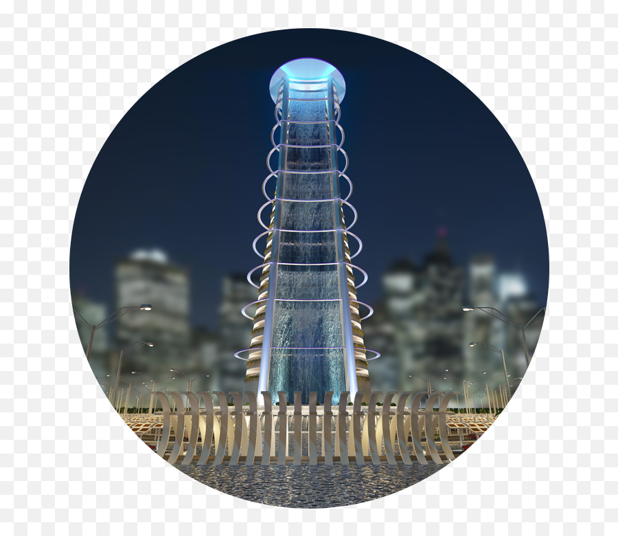 Download Hd Water - Tower Circle Transparent Png Image Circle,Water Tower Png