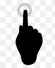Smartphone Operation Tap Flick Pinch Hand Illustration - Sign Language png
