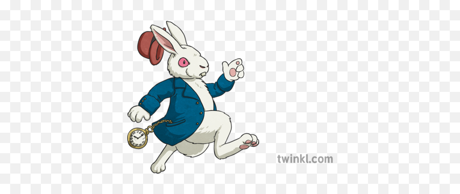 White Rabbit Illustration - Twinkl Cartoon Png,White Rabbit Png
