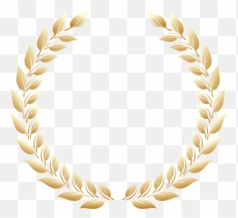 Garland Laurel Wreath Warm Color Simple Png