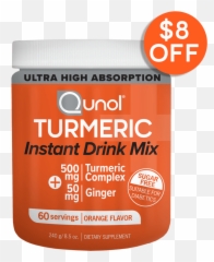 Qunol Turmeric Instant Drink Mix 500 Png