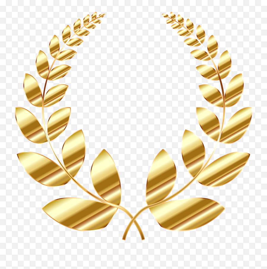 Leaf Crown Png - Gold Laurel Wreath Icon,Leaf Wreath Png