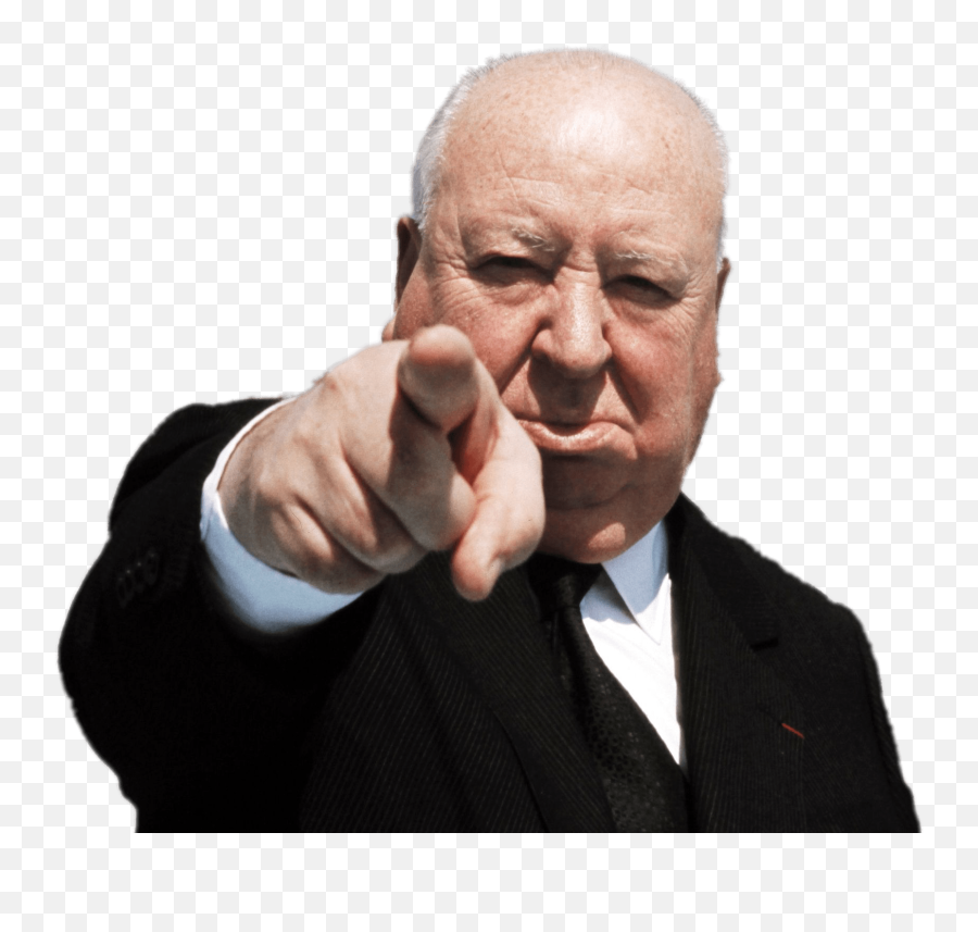 Free Download Alfred Hitchcock Pointing Transparent Png - Alfred Hitchcock Png,Stick Png