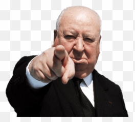 Free Download Alfred Hitchcock Pointing Transparent Png - Alfred Hitchcock Png,Stick Png
