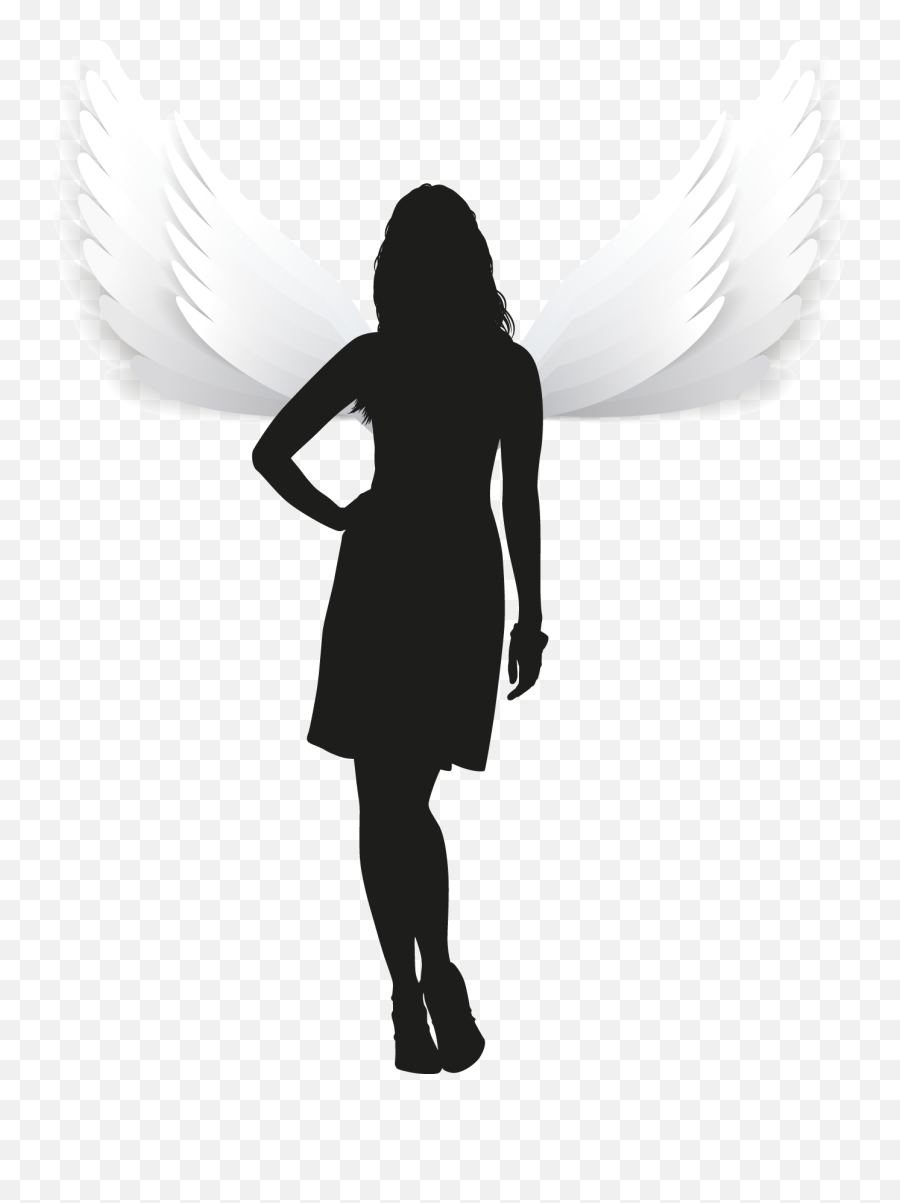 Angel Tattoos Png Transparent Free Images Only - Photography,Angel Silhouette Png
