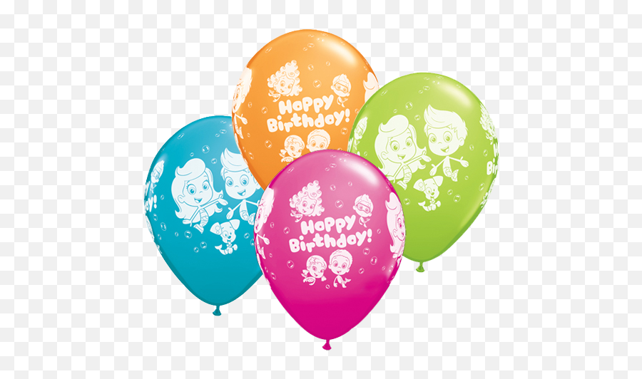 11 Bubble Guppies Birthday Latex Balloons X 25 - Birthday Bubble Png,Bubble Guppies Png