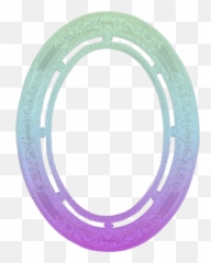 Circle Borders Png - Mq Purple Green Frame Frames Border Circle