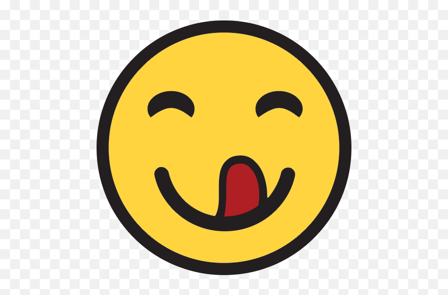 Png Face Savouring Delicious Food Emoji - Delicious Emoji,Facebook Emoji Png