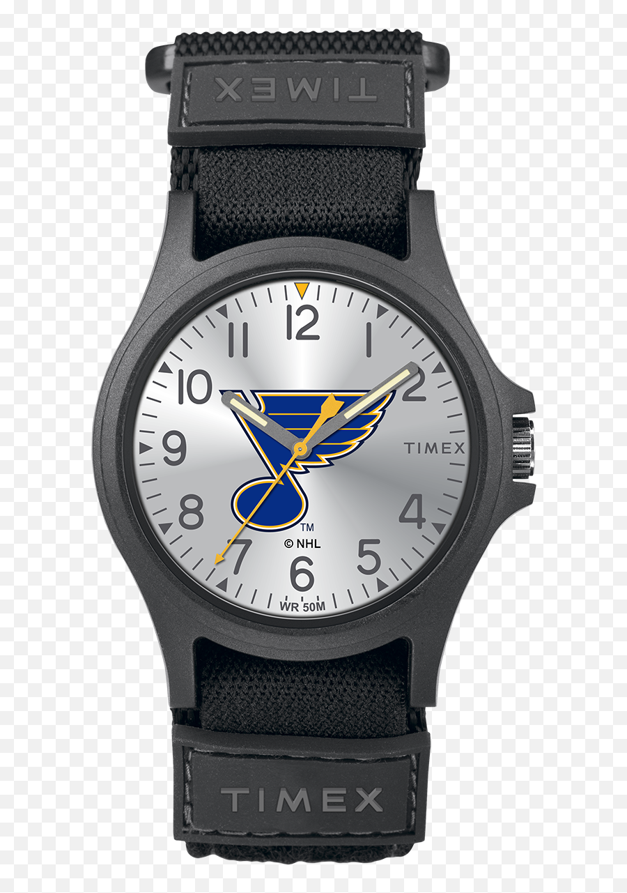 Saint Louis Blues Watches Nhl Tribute Collection From Timex - Walmart Canada Velcro Watch Band Png,St Louis Blues Logo Png